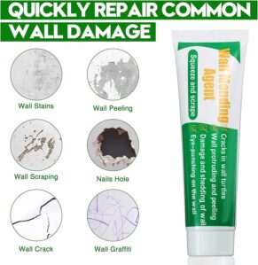 4-Pack Wall Repair Cream Putty with Scraper and Sandpaper