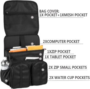 2-in-1 Adjustable Strap Design Car Front Seat Organizer