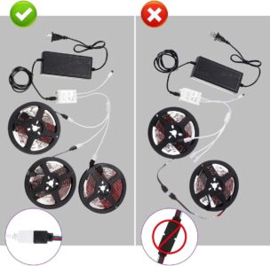 39.3FT/12M LED Strip Light Kit with Remote Controller