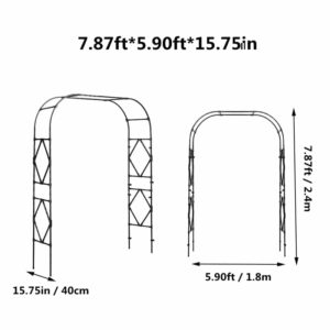 Metal Garden Trellis for Climbing Plants