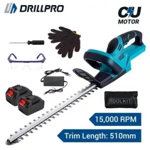 Drillpro Akkus elektromos sövényvágó 510 mm SK5 pengével