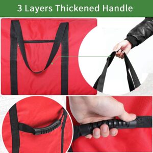 Christmas Tree Storage Bag Red 127x38x50cm