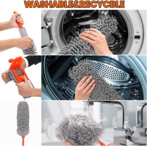 Washable Bendable Microfiber Duster Kit