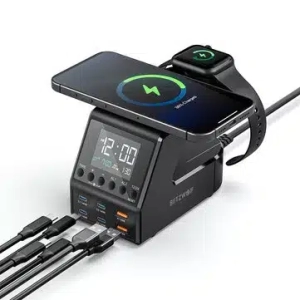 Blitzwolf BW-FW10 240W 10-σε-1 Ασύρματος Φορτιστής Ξυπνητήρι