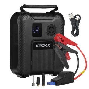 Kroak CJS73 Car Jump Starter Air Compressor Combo