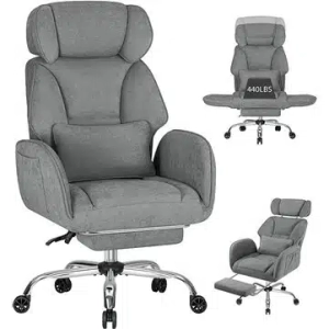 HOFFREE Criss Cross ergonomikus irodai szék lábtartóval