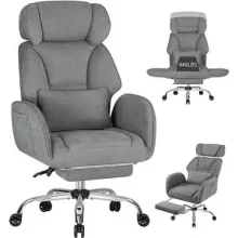 HOFFREE Criss Cross ergonomikus irodai szék lábtartóval