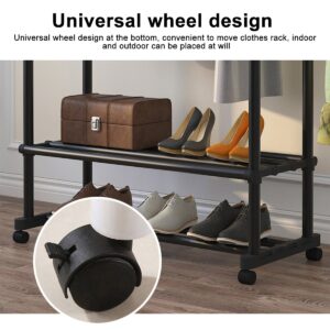 Single/Double Hanging Bar Clothes Hanger