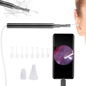Waterproof Ear Wax Removal Tool w/ Endoscope & LED Lights