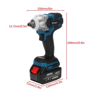 Drillpro 520N.m Electric Impact Wrench w/ 1 Battery