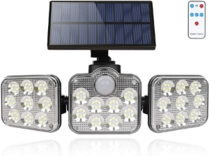 138 LED Solar Power PIR Motion Sensor Light