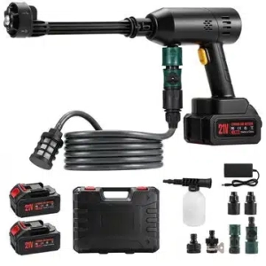 Hcalory E1 1000PSI Φορητό Πλυστικό Μηχάνημα με Διπλές Μπαταρίες