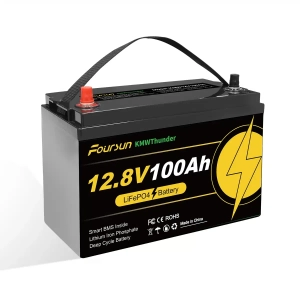 Foursun 12V LiFePO4 Akumulator głębokiego cyklu z BMS