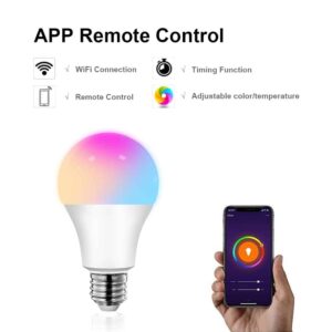 Avatto Tuya 15W Wi-Fi RGB Smart Light Bulb