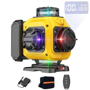 Precyzyjny laser liniowy 4D z zieloną wiązką, 16 linii