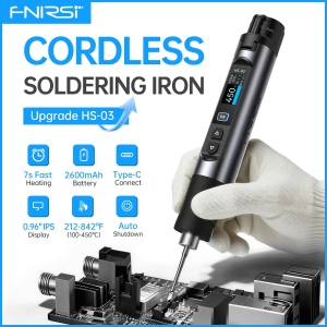 FNIRSI HS-03 USB-C Cordless Soldering Iron: $54.99 Mobile Soldering Power