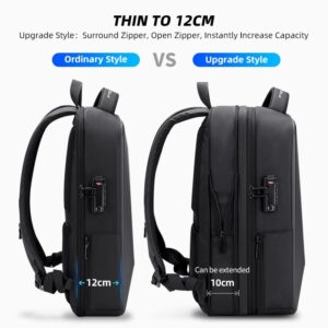 Fenruien Anti-theft Waterproof USB Charging Laptop Backpack