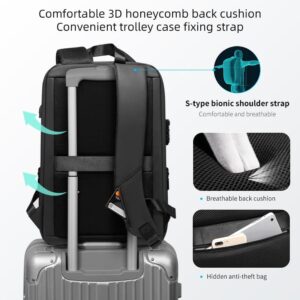 Fenruien Anti-theft Waterproof USB Charging Laptop Backpack