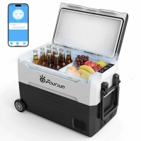 Foursun Car Refrigerator Dual Zone