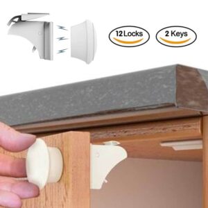 Magnetic Drawer Latch Cabinet Children Security Locks