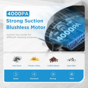 Midea M7 Vacuum Cleaner 4000Pa 5200mAh