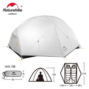 Naturehike Mongar 2 People Camping Tent 210T