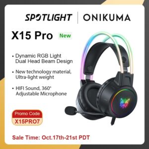 ONIKUMA X15 Pro Gaming Headphone