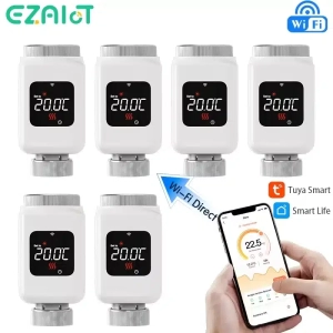 Inteligentny Termostatyczny Zawór Grzejnikowy Tuya Smart WiFi TRV Programowalny Kontroler