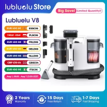 Lubluelu V8 800W Czyścik do dywanów z gorącą wodą