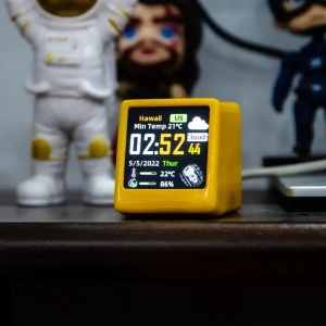 Mini Stacja Pogodowa WiFi na Biurko z Ekranem LCD IPS
