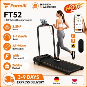 Formill FT52 összecsukható futópad 2,5 LE motorral és 12 km/h sebességgel
