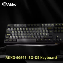AKKO 5087S Black & Gold ISO-DE TKL Klawiatura mechaniczna