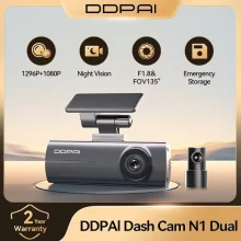 DDPAI N1 Dual Menetrögzítő Kamera NightVIS 1296P