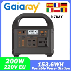 Gaiaray Hordozható Erőmű 200W 153.6Wh