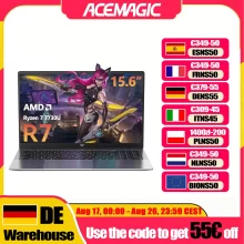 ACEMAGIC LX15PRO Laptop AMD Ryzen 7 7730U 15.6″ IPS 16GB DDR4 512GB NVMe SSD