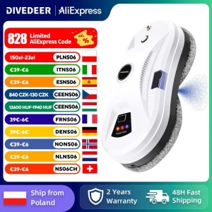 DIVEDEER Automata Ablaktisztító Robot