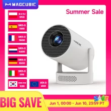 Magcubic HY300 Pro+ Φορητός Έξυπνος Προβολέας 8K 720P