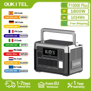 OUKITEL P1000 PLUS Φορητός Σταθμός Ενέργειας 1800W Ηλιακός Γεννήτρια