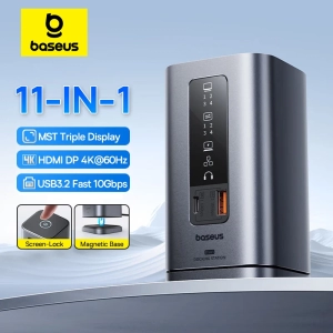 Baseus 11-in-1 USB-C Hub Σταθμός Σύνδεσης