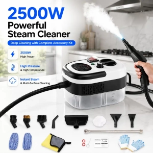 GlowSkinHubPro 2500W Kézi Gőztisztító