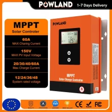POWLAND Kontroler ładowania słonecznego MPPT
