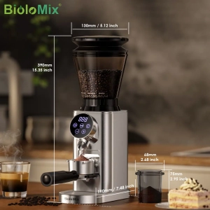 BioloMix Professzionális Kúpos Őrlőfej 48 Állítható Beállítással
