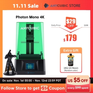 Anycubic Photon Mono 4K SLA LCD UV Resin 3D Printer