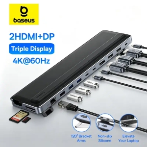 Baseus EH3 12 az 1-ben USB-C Hub állvánnyal