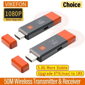 VIKEFON Bezprzewodowy nadajnik-odbiornik HDMI Adapter