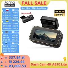70mai 4K műszerfali kamera A810 Lite autós DVR