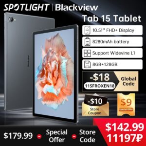 Blackview Tab 15 Tablet 8GB+128GB