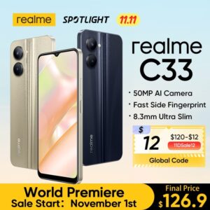 Realme C33 Smartphone 4GB+64GB