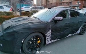 Xiaomi car appeared on the streets