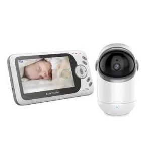 Vezeték nélküli babafigyelő VB801, 4,3 hüvelykes LCD kijelző, 1080p felbontás, éjjellátó funkció